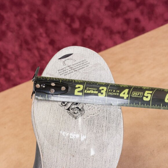 Free People Women Essential Blue Grey Leather Western Knee Boots 9.5US EUR39.5 - Picture 6 of 10